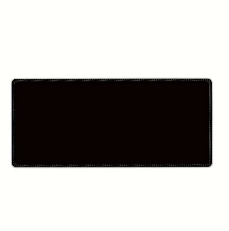  Mouse Pad: Large Cloth Mouse Pad, Non-Slip Rubber Base, Stitched Edges, 800x300mm Black  